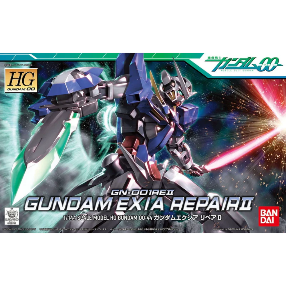 HG00 1/144 GN-001REII Gundam Exia Repair II (No.44) BANDAI 55733