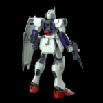 Witte robot met wapens en schild