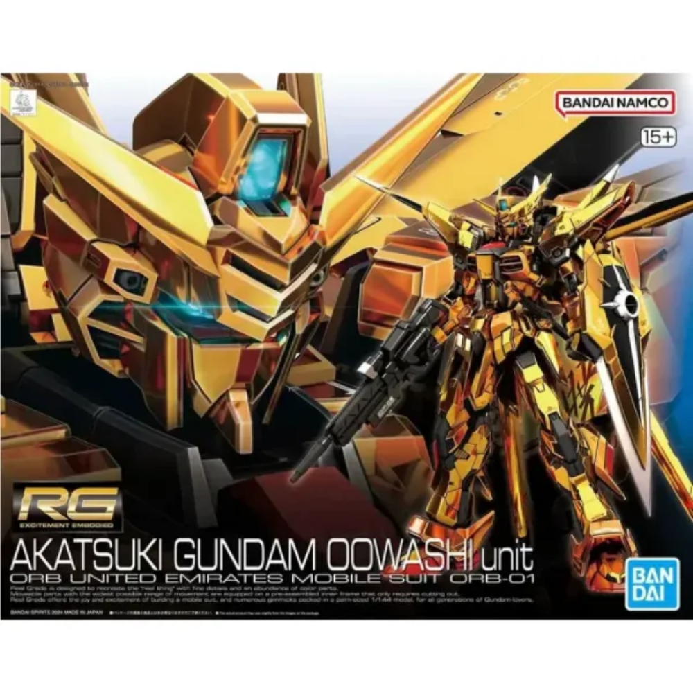 RG 1/144 #41 ORB-01 Akatsuki Gundam (Oowashi Pack) (Mobile Suit Gundam SEED Destiny) BANDAI 67396
