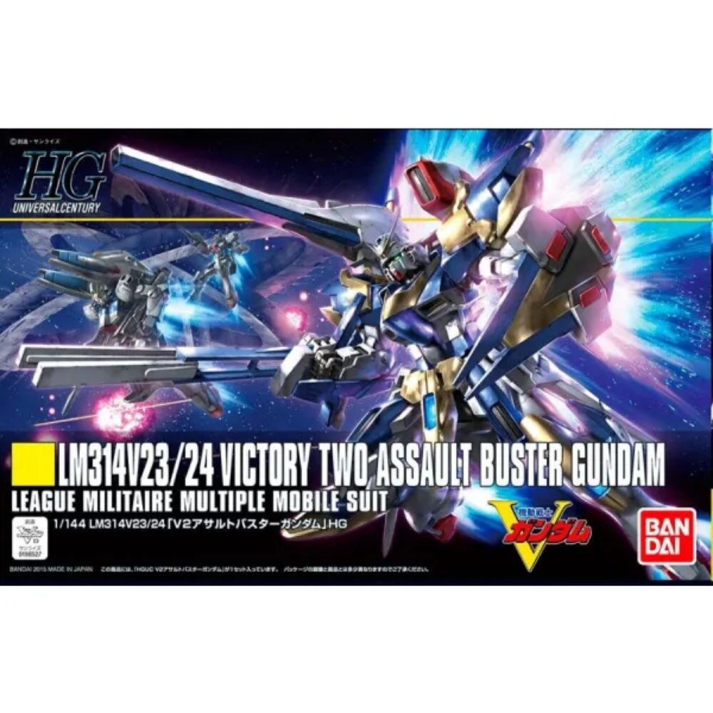 HG 1/144 HGUC LM314V23/24 Victory Two V2 Assault-Buster Gundam #189 BANDAI 57751