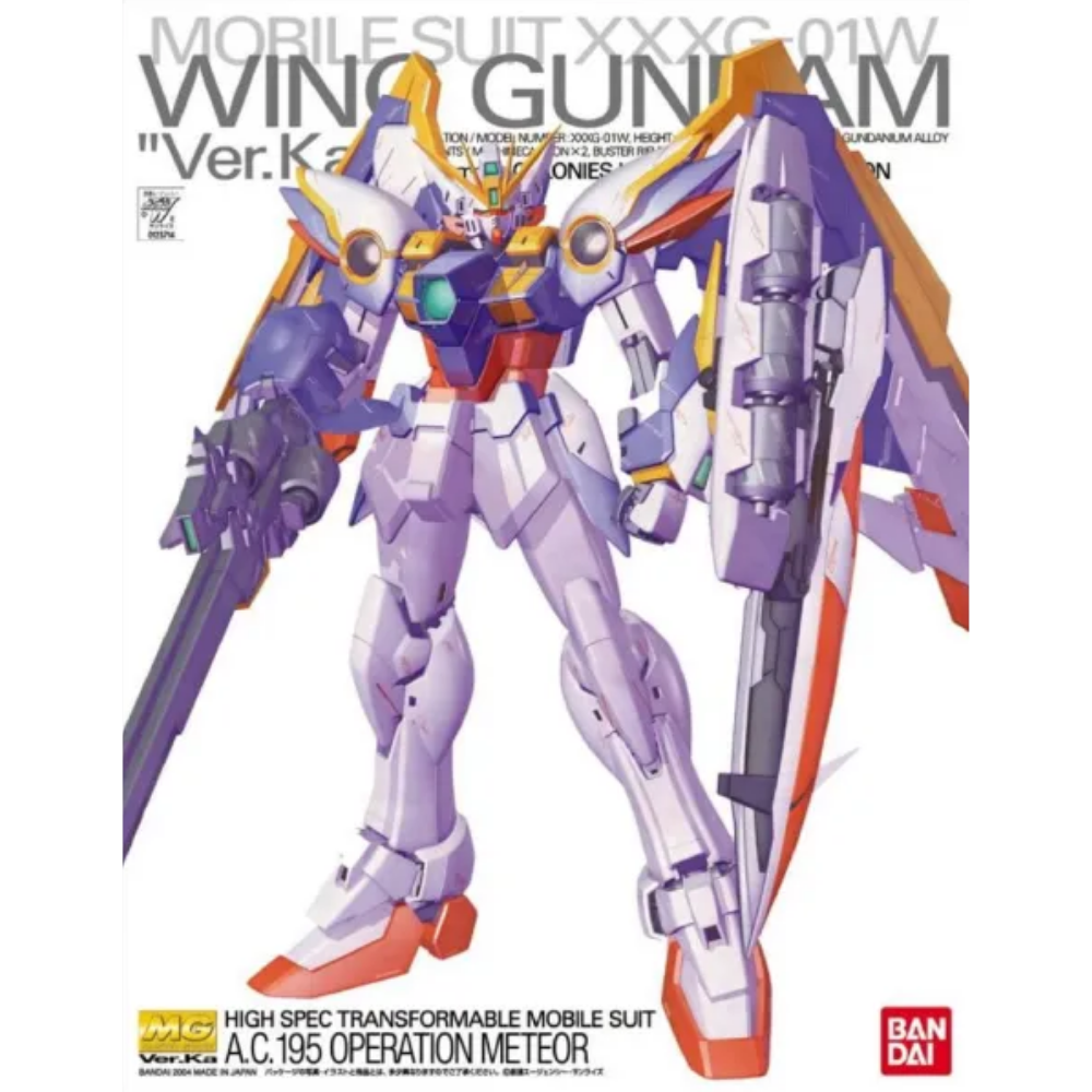 MG 1/100 XXXG-01W Wing Gundam Ver.Ka BANDAI 62839