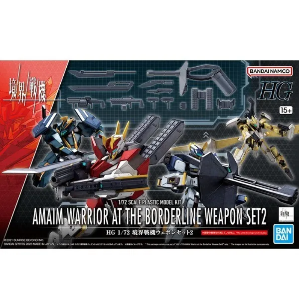 HG 1/72 AMAIM Warrior at the Borderline Weapon Set 2 BANDAI 65026