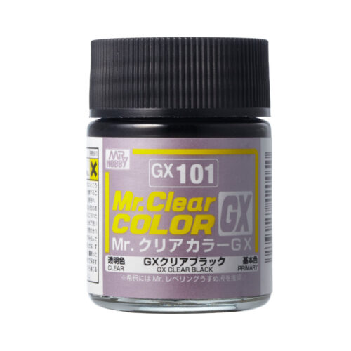 Mr.Hobby Mr. Clear Color GX 18ml Clear Black GX-101