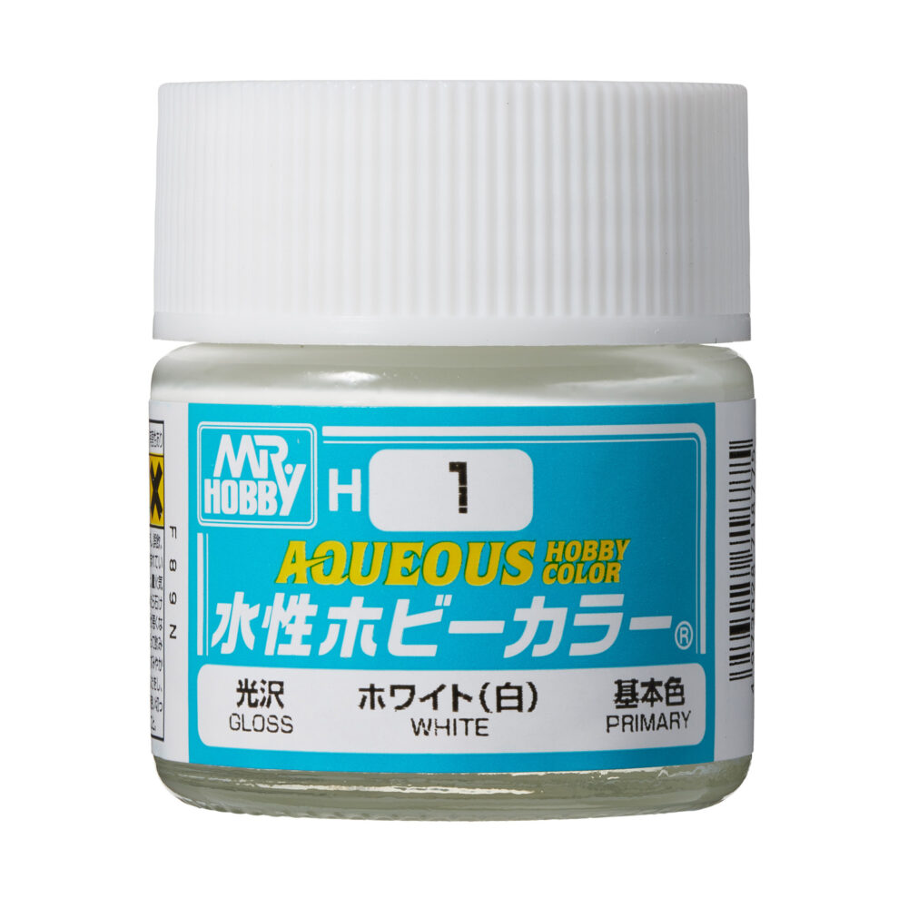 Mr.Hobby H001 Aqueous White Gloss 10ml (RAL 9010)