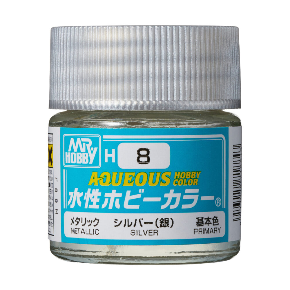 Mr.Hobby H008 Aqueous Silver Metallic 10ml