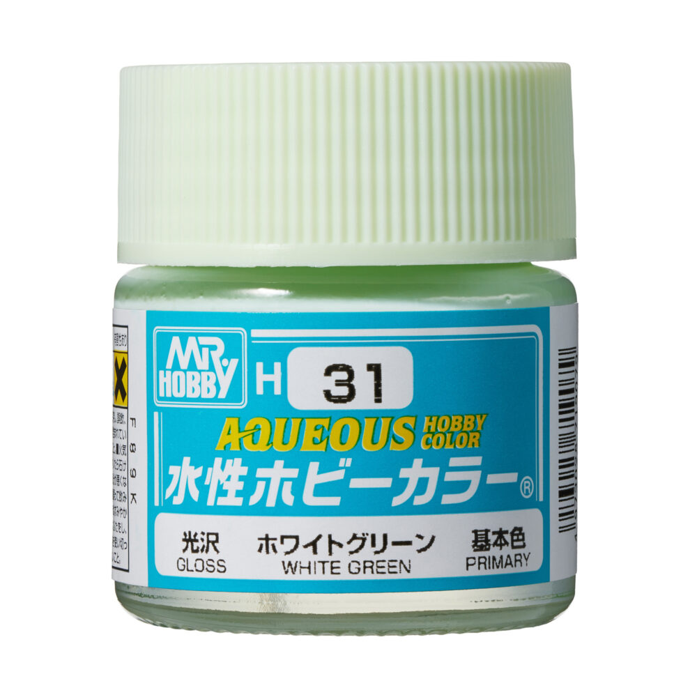 Mr.Hobby H031 Aqueous White Green Gloss 10ml