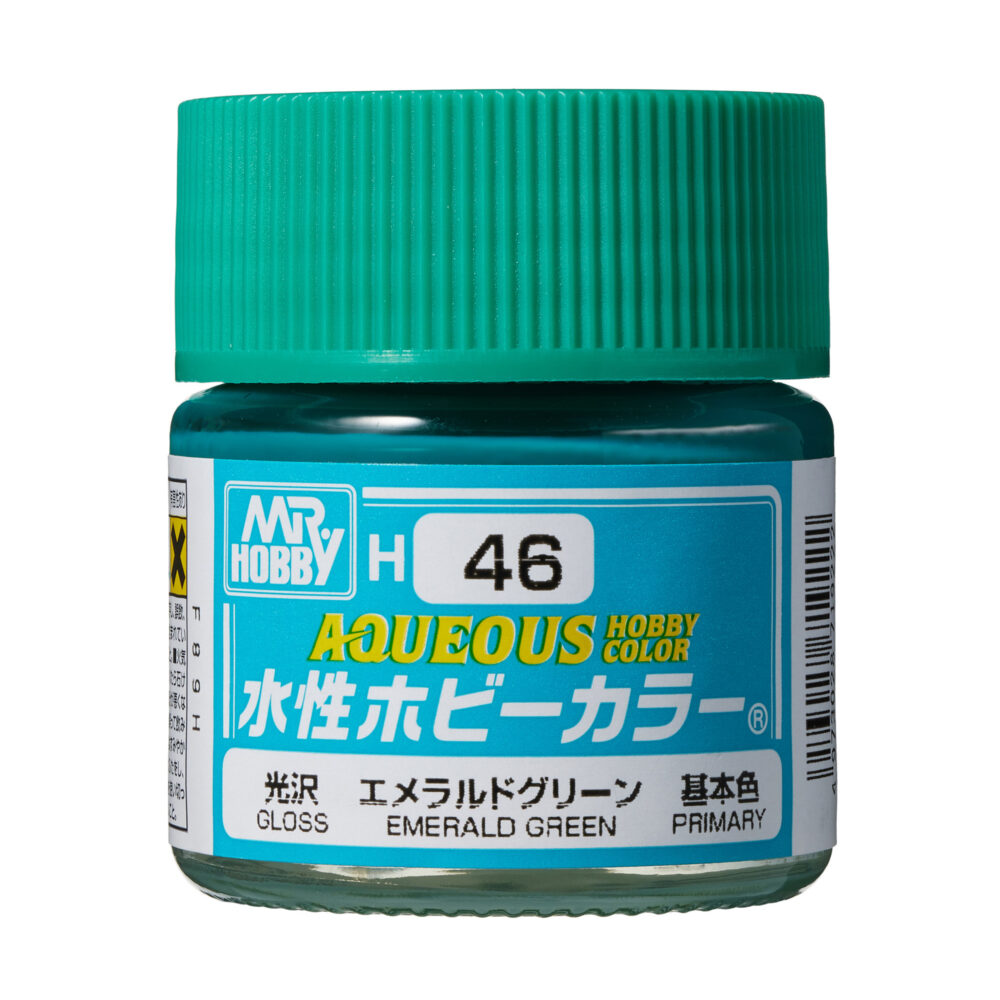Mr.Hobby H046 Aqueous Emerald Green Gloss 10ml