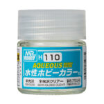 Mr.Hobby H110 Aqueous Clear Semi-Gloss 10ml H-110
