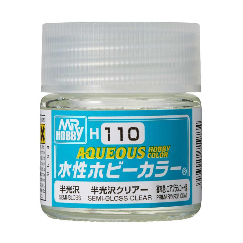 Mr.Hobby H110 Aqueous Clear Semi-Gloss 10ml H-110
