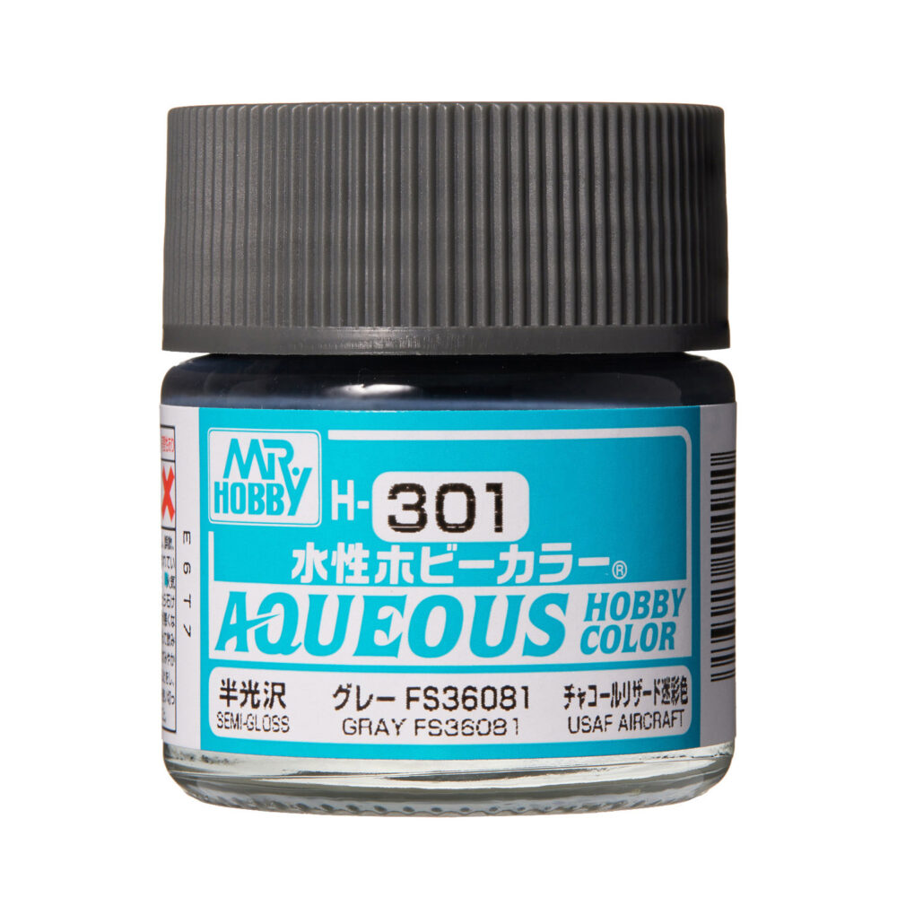 Mr.Hobby H301 Aqueous Grey FS36081 Semi-Gloss 10ml