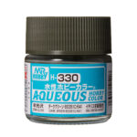 Mr.Hobby H330 Aqueous Dark Green Semi-Gloss 10ml BS 381C/641