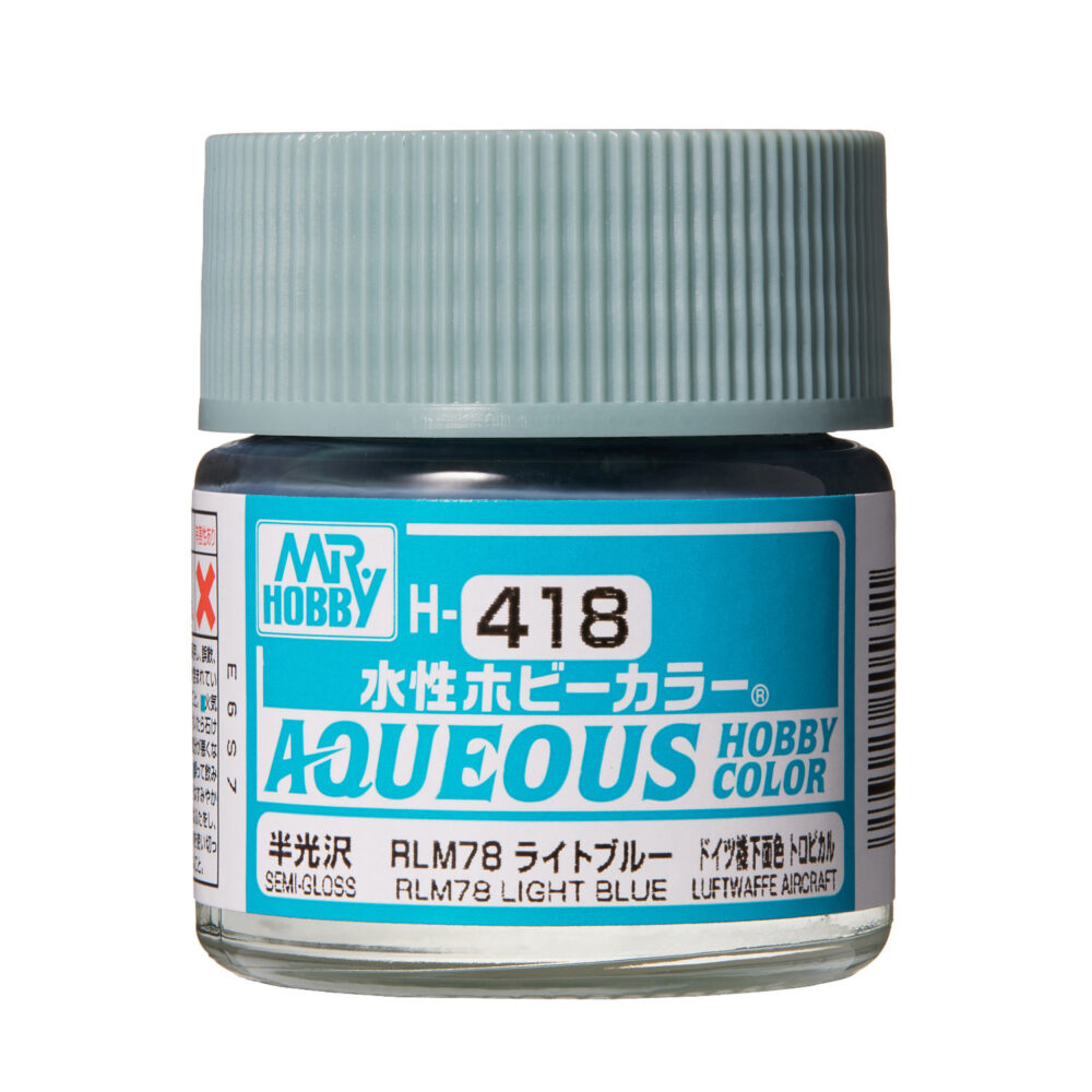 Mr.Hobby H418 Aqueous RLM78 Light Blue Semi-Gloss 10ml