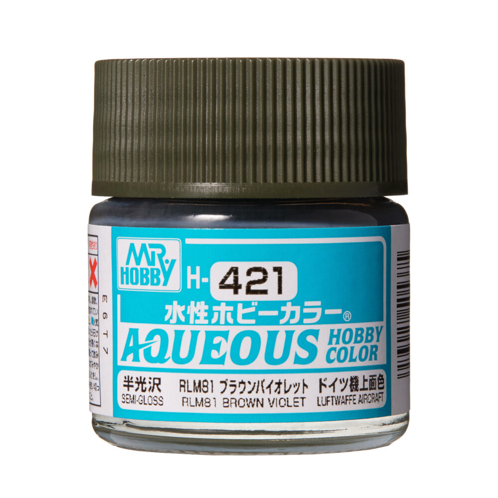 Mr.Hobby H421 Aqueous RLM81 Brown Violet Semi-Gloss 10ml