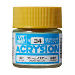 Mr.Hobby N034 Acrysion Cream Yellow 10ml