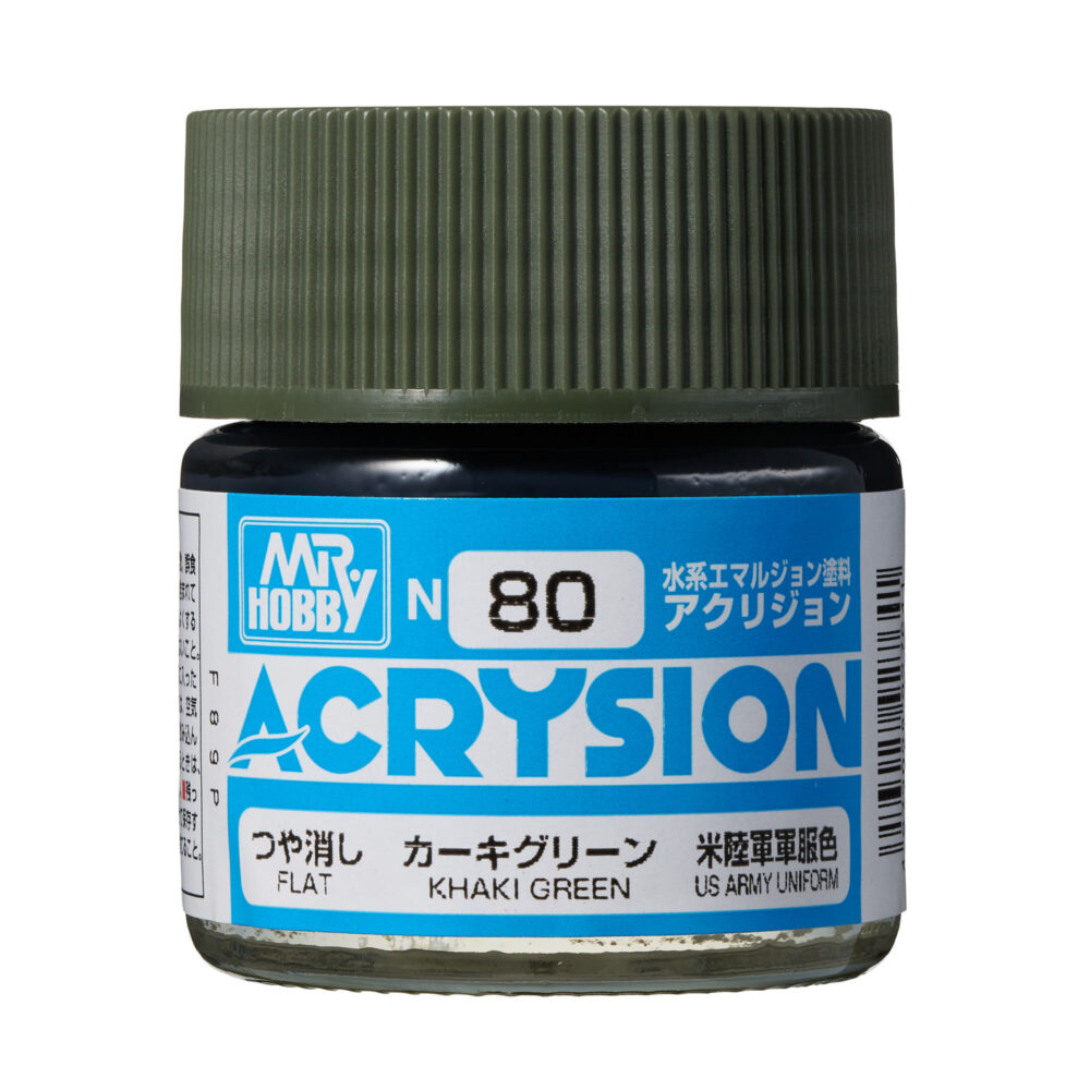 Mr.Hobby N080 Acrysion Khaki Green 10ml