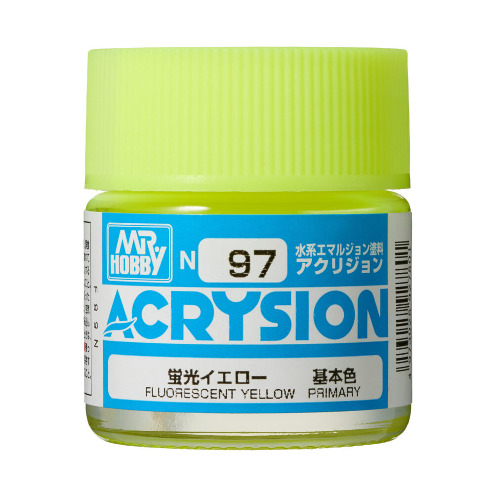 Mr.Hobby N097 Acrysion Fluorescent Yellow 10ml