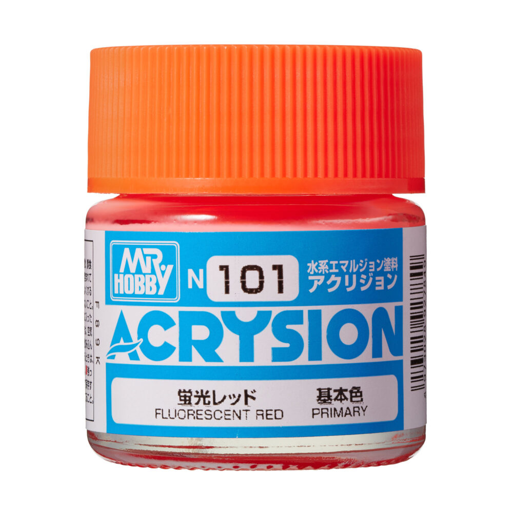 Mr.Hobby N101 Acrysion Fluorescent Red 10ml