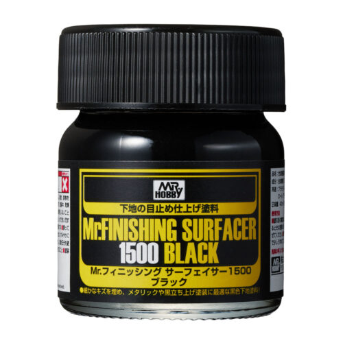 Mr.Hobby Mr. Finishing Surfacer Primer #1500 40ml, black