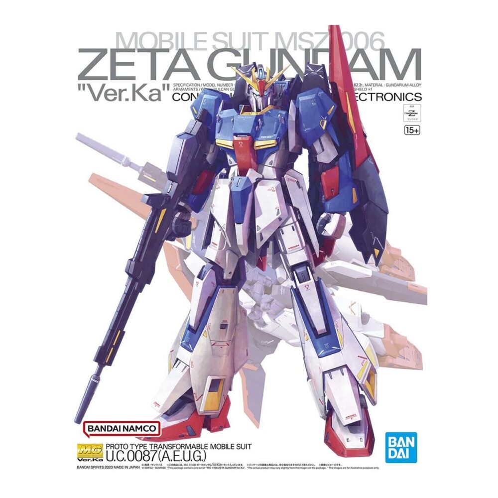 MG 1/100 MSZ-006 Zeta Gundam ver.Ka BANDAI 64015