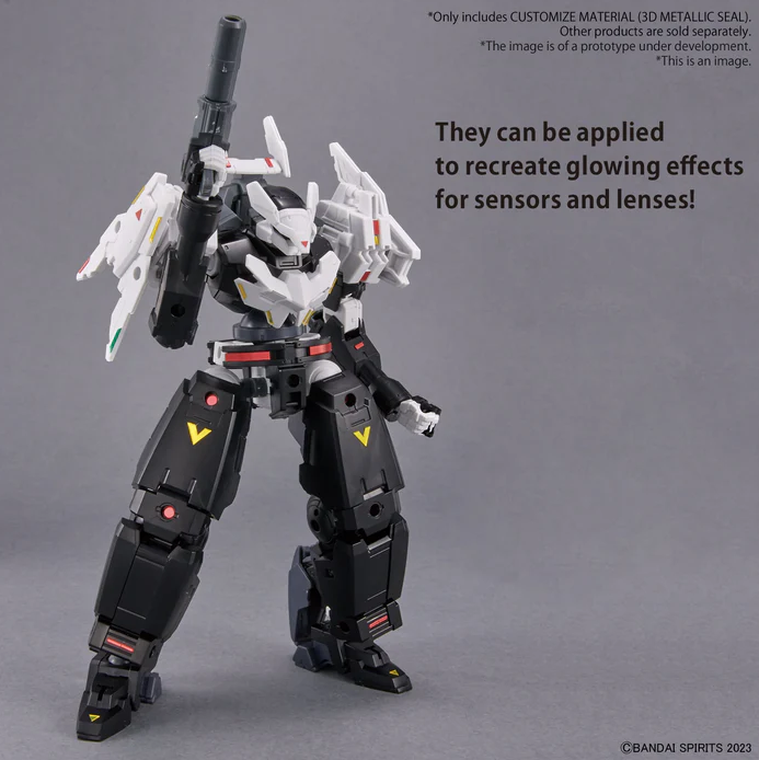 HG / 30MM / 30MS Customize Materials (3D Metallic Stickers) – nr.02 BANDAI 65018 HG / 30MM / 30MS Customize Materials (3D Metallic Stickers) – nr.02 BANDAI 65018