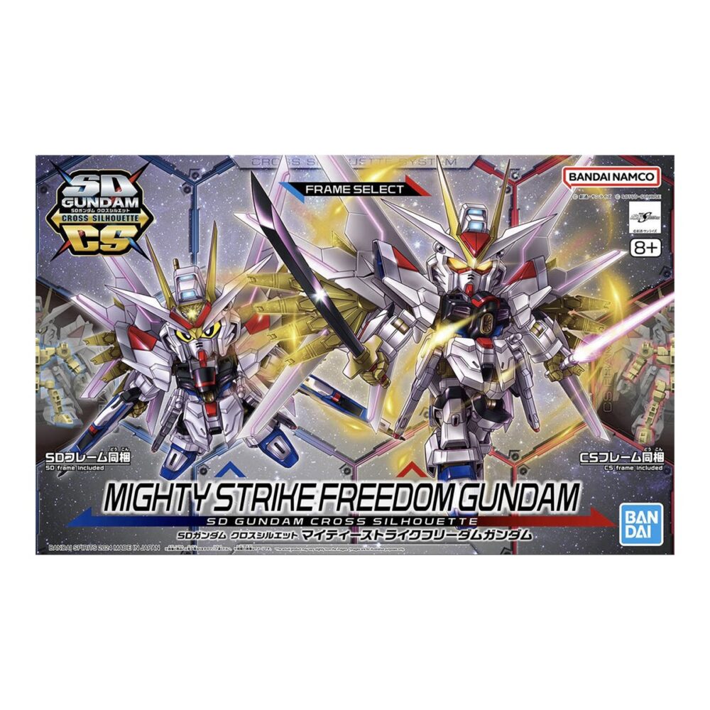 SD Gundam Cross Silhouette Mighty Strike Freedom Gundam (Mobile Suit Gundam SEED Freedom) BANDAI 67173