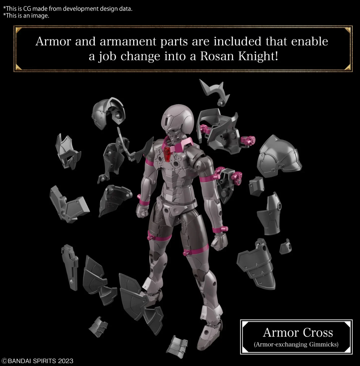 30MF Rosan Knight Model Kit BANDAI 67177 30MF Rosan Knight Model Kit BANDAI 67177
