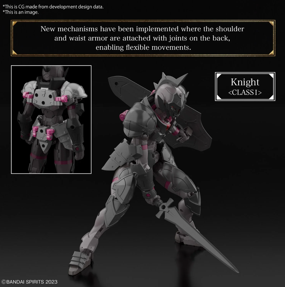 30MF Rosan Knight Model Kit BANDAI 67177 30MF Rosan Knight Model Kit BANDAI 67177