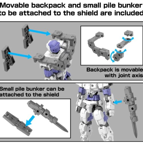 30MM 1/144 Option parts set 19 (Multi Shield) BANDAI 68585