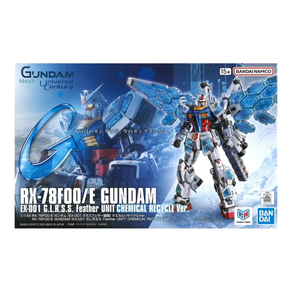 1/144 RX-78F00/E Gundam (EX-001 G.L.R.S.S. Feather Unit) Chemical Recycle Ver. BANDAI 73584